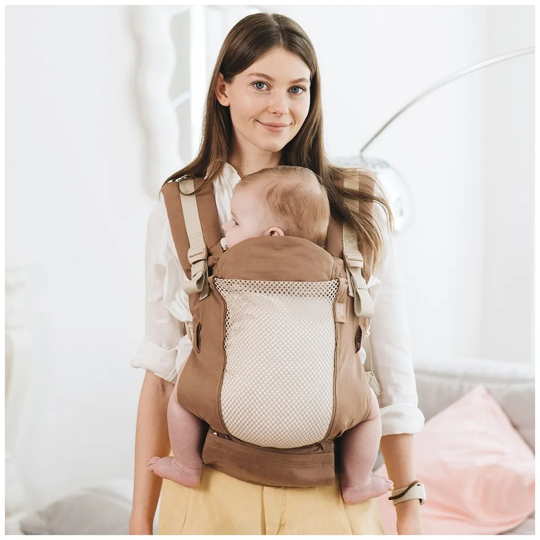 Mochila Portabebes One Pecan Love And Carry